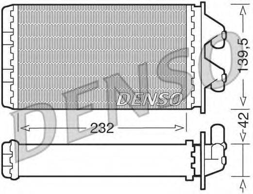 DENSO DRR09081 Теплообмінник, опалення салону