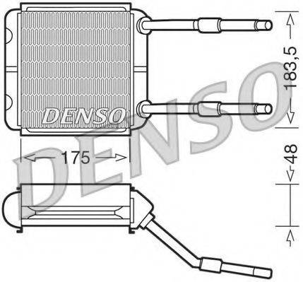 DENSO DRR20001 Теплообмінник, опалення салону