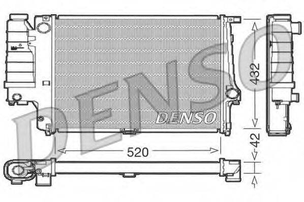 DENSO DRM05064 Радіатор, охолодження двигуна