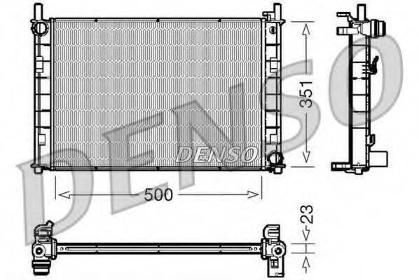 DENSO DRM10045 Радіатор, охолодження двигуна