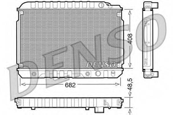 DENSO DRM17003 Радіатор, охолодження двигуна