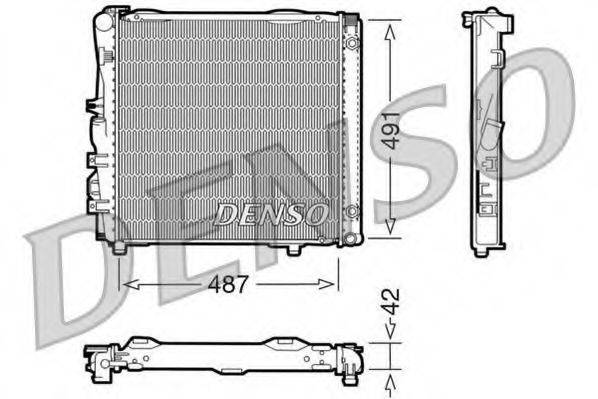 DENSO DRM17052 Радіатор, охолодження двигуна