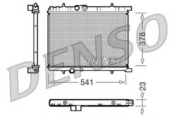 DENSO DRM21033 Радіатор, охолодження двигуна