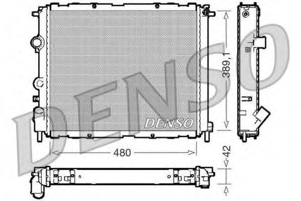 DENSO DRM23009 Радіатор, охолодження двигуна