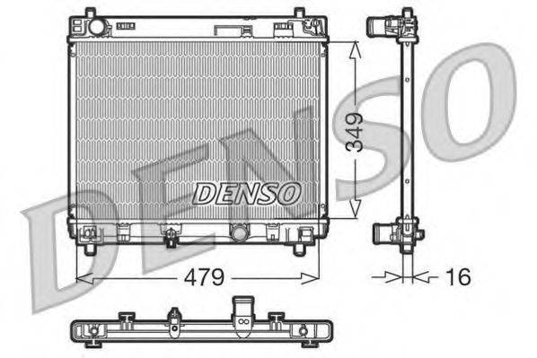 DENSO DRM50004 Радіатор, охолодження двигуна