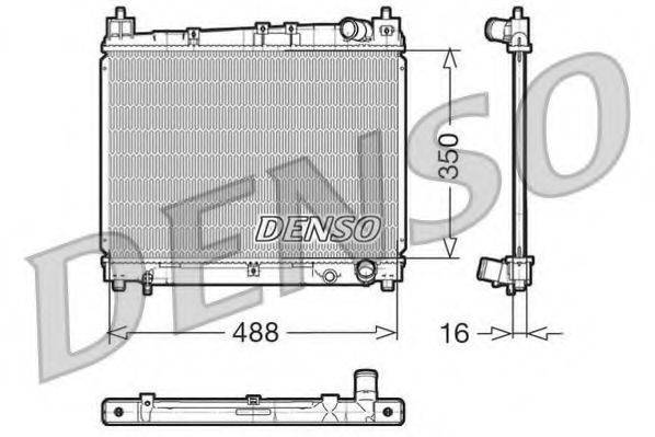 DENSO DRM50006 Радіатор, охолодження двигуна