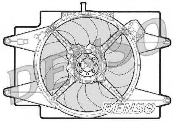 DENSO DER01002 Вентилятор, охолодження двигуна