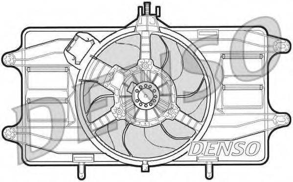 DENSO DER09021 Вентилятор, охолодження двигуна