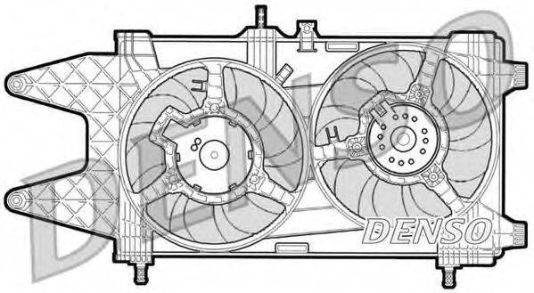 DENSO DER09037 Вентилятор, охолодження двигуна