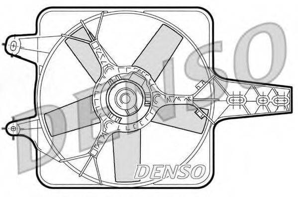 DENSO DER09072 Вентилятор, охолодження двигуна