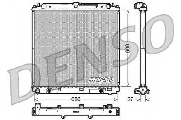 DENSO DRM46032 Радіатор, охолодження двигуна