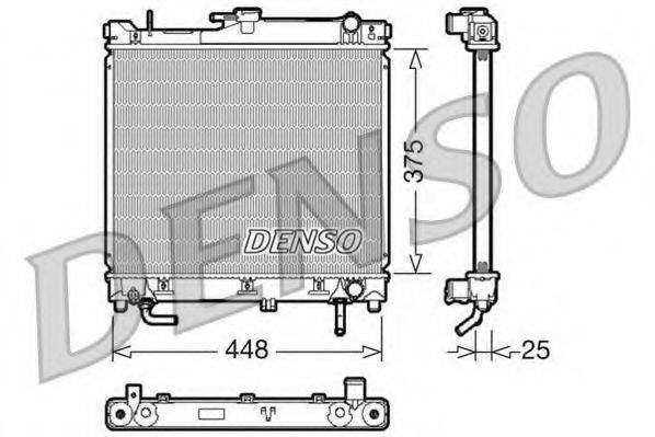 DENSO DRM47003 Радіатор, охолодження двигуна