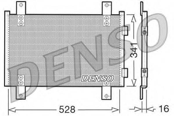 DENSO DCN07001 Конденсатор, кондиціонер