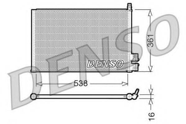 DENSO DCN10021 Конденсатор, кондиціонер