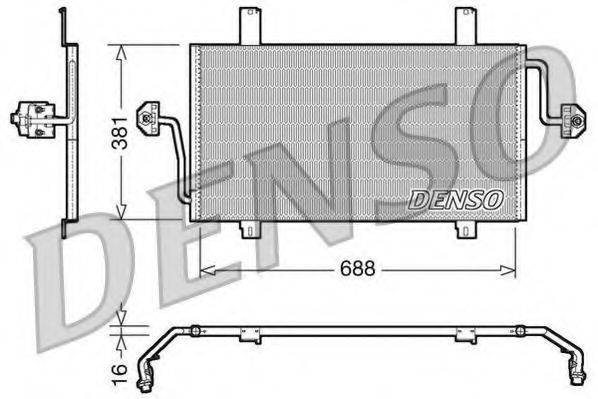 DENSO DCN23016 Конденсатор, кондиціонер