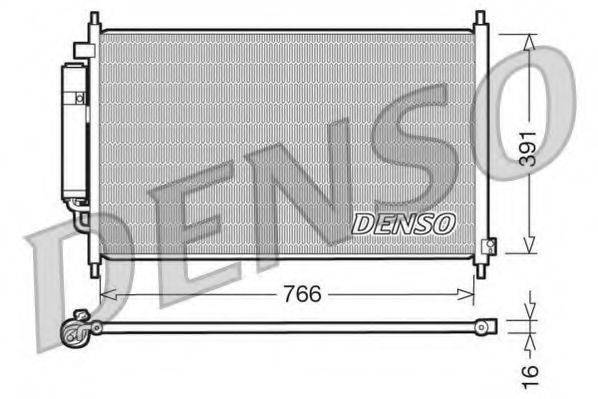 DENSO DCN40005 Конденсатор, кондиціонер