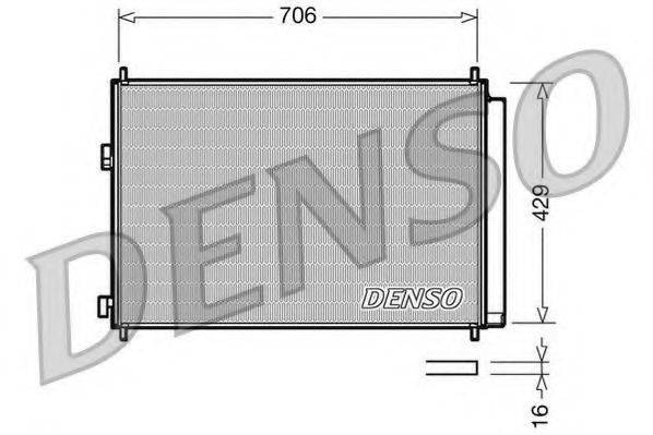 DENSO DCN50030 Конденсатор, кондиціонер