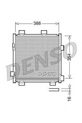 DENSO DCN50040 Конденсатор, кондиціонер