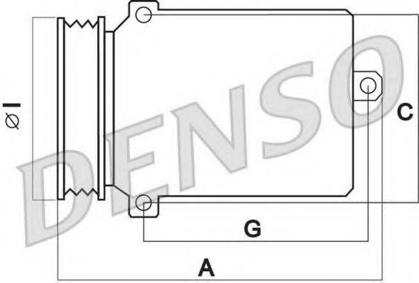 DENSO DCP02091 Компресор, кондиціонер