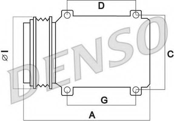 DENSO DCP05008 Компресор, кондиціонер