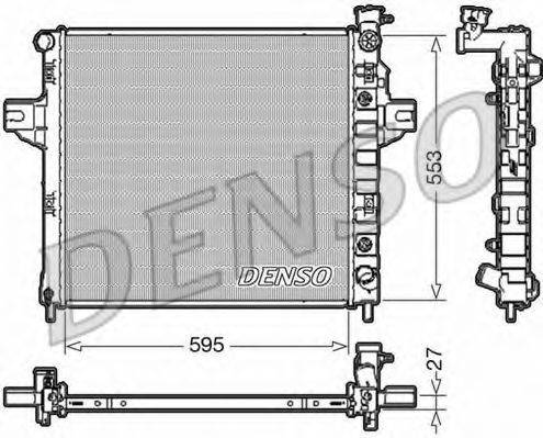 DENSO DRM06032 Радіатор, охолодження двигуна