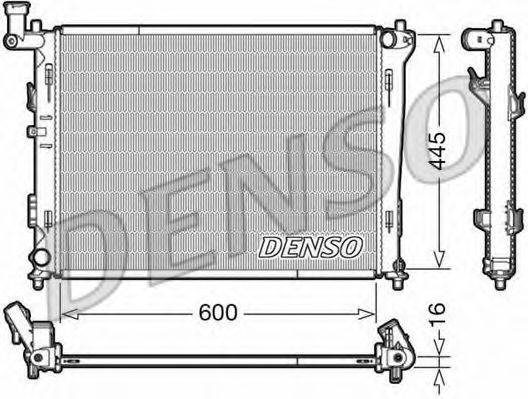 DENSO DRM41004 Радіатор, охолодження двигуна