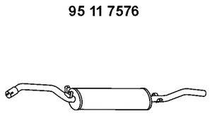 EBERSPACHER 95117576 Глушник вихлопних газів кінцевий