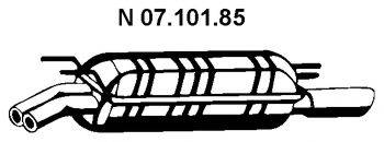EBERSPACHER 0710185 Глушник вихлопних газів кінцевий