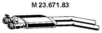 EBERSPACHER 2367183 Середній глушник вихлопних газів