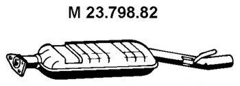 EBERSPACHER 2379882 Середній глушник вихлопних газів