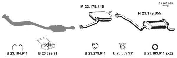 EBERSPACHER 232006 Система випуску ОГ