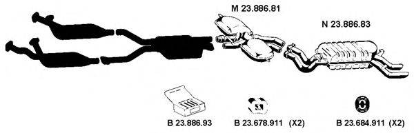 EBERSPACHER 232139 Система випуску ОГ