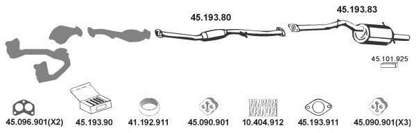 EBERSPACHER 452001 Система випуску ОГ