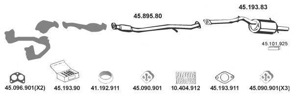 EBERSPACHER 452003 Система випуску ОГ