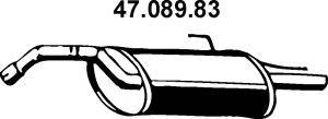 EBERSPACHER 4708983 Глушник вихлопних газів кінцевий