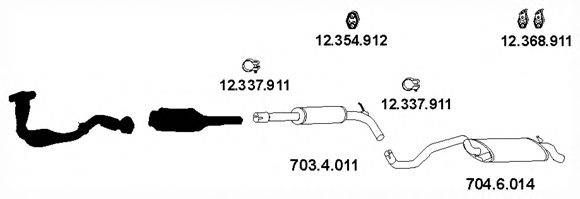 EBERSPACHER AP1135 Система випуску ОГ