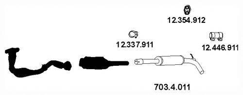 EBERSPACHER AP1140 Система випуску ОГ