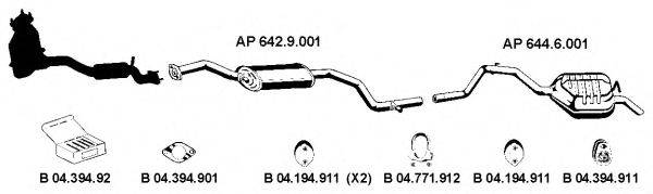 EBERSPACHER AP2178 Система випуску ОГ