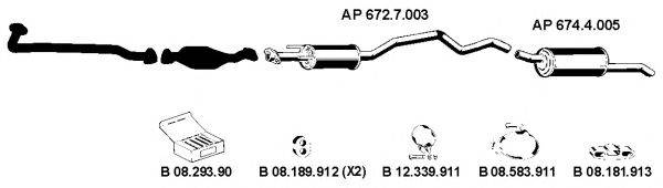 EBERSPACHER AP2187 Система випуску ОГ