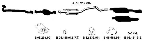 EBERSPACHER AP2225 Система випуску ОГ