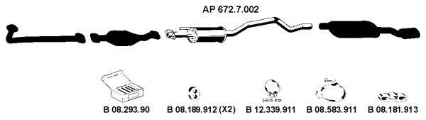 EBERSPACHER AP2250 Система випуску ОГ