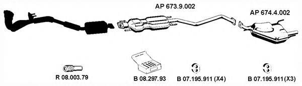 EBERSPACHER AP2272 Система випуску ОГ