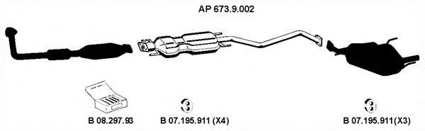 EBERSPACHER AP2314 Система випуску ОГ