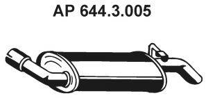 EBERSPACHER 6443005 Глушник вихлопних газів кінцевий