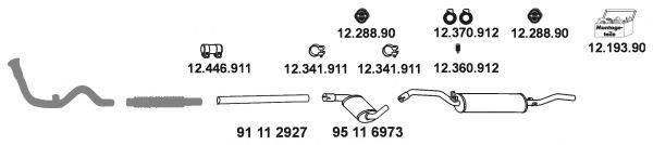 EBERSPACHER 12603 Система випуску ОГ