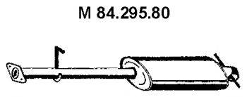 EBERSPACHER 8429580 Середній глушник вихлопних газів