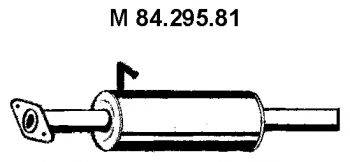 EBERSPACHER 8429581 Середній глушник вихлопних газів