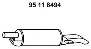 EBERSPACHER 95118494 Глушник вихлопних газів кінцевий