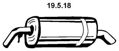 EBERSPACHER 19518 Глушник вихлопних газів кінцевий