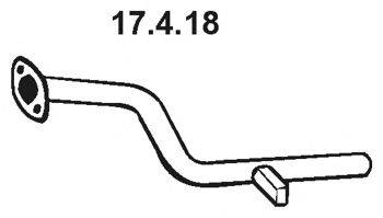 EBERSPACHER 17418 Труба вихлопного газу